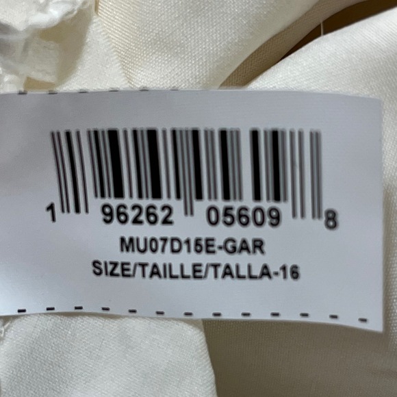 BCBG Max Azria Jordan Gardenia One Shoulder Ruffled Evening Mini Dress NWT READ - Picture 11 of 12